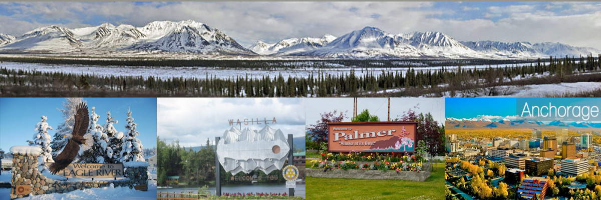 Alaska Homes for Sale by Brooke banner, views of Alaska